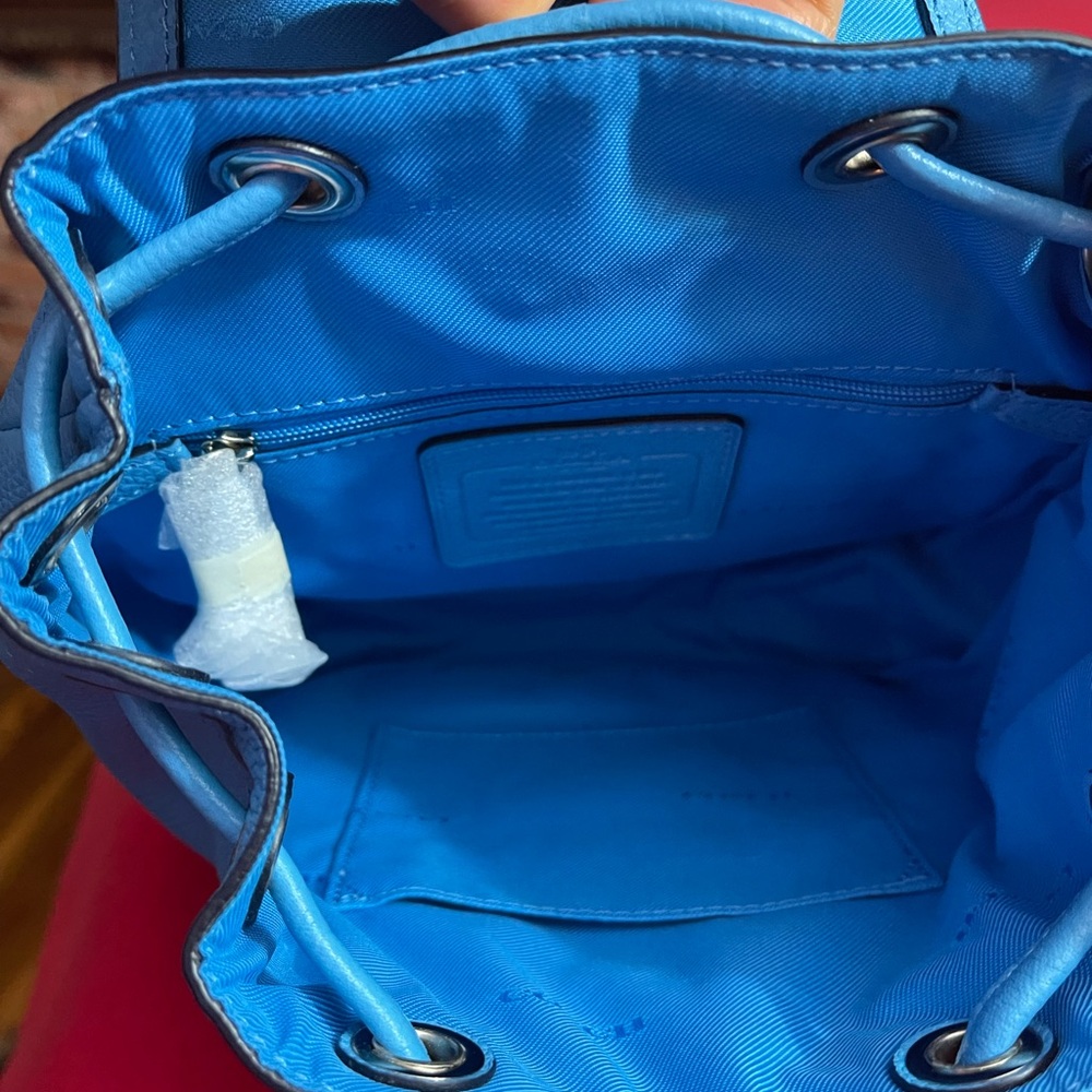 Women’s Authentic Coach Leather Mini Backpack - image 1